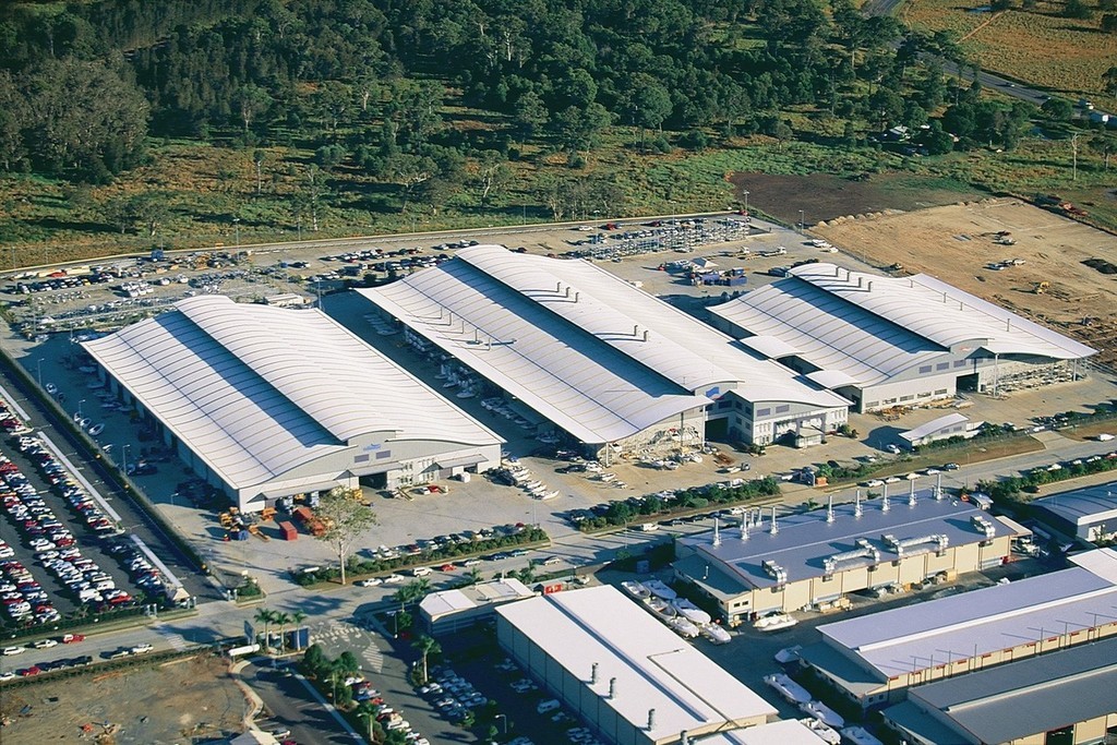 Telwater’s impressive headquarters, home of Quintrex and Stacer, on Waterways Drive, Coomera, in the heart of the Gold Coast Marine Precinct. - Triple triumph for marine industry in business excellence awards. © SW